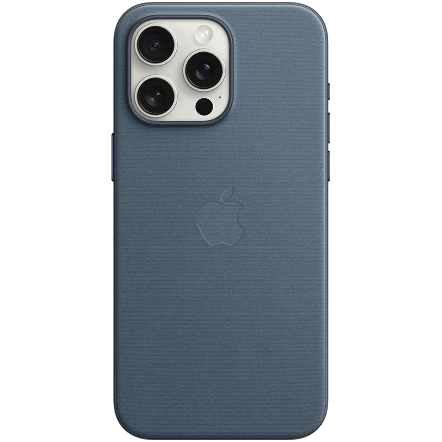 APPLE Чехол FineWoven Case с MagSafe, Pacific Blue для iPhone 15 Pro Max — Изображение №1