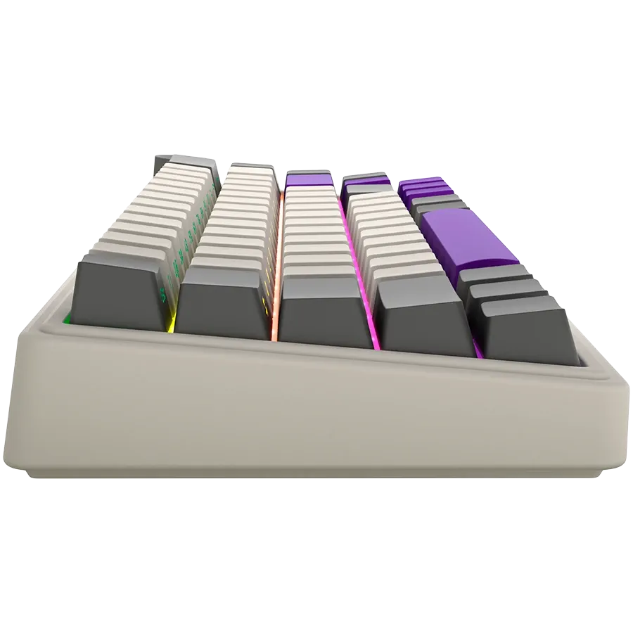 LORGAR KBP70MW Gaming Keyboard, Wireless, Beige, EN — Image №4