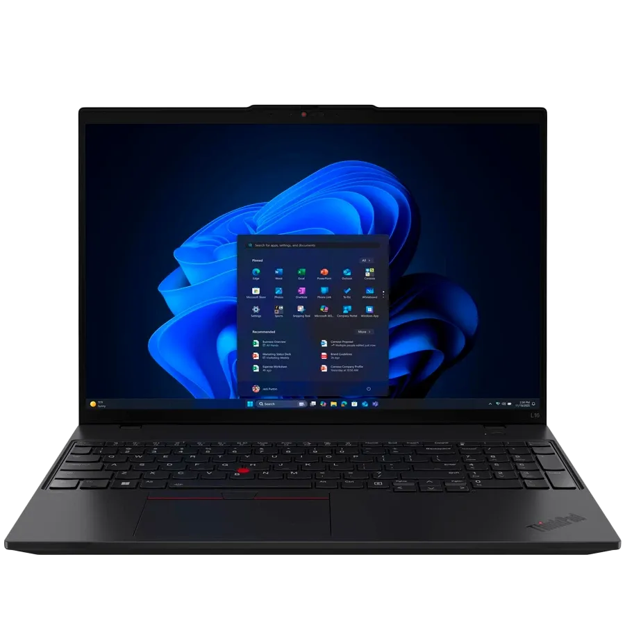 Laptop LENOVO ThinkPad L16 G2 16" (1920x1200 60Hz), Core Ultra 7 255U, 32 GB, Graphics, Black, 1 TB — Image №1