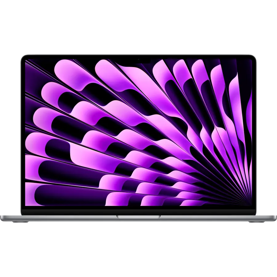 Apple MacBook Air 15.3"  Apple M3 (8C CPU/10C GPU), 16 GB, 256 GB, Space Gray, 2024 — Image №1