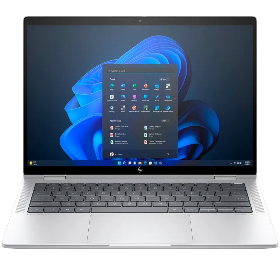 Ноутбук HP INC EliteBook x360 1040 G11 14" (1920x1200), Core Ultra 7  155H, 16 ГБ, Arc Graphics, 1 ТБ — Изображение №1