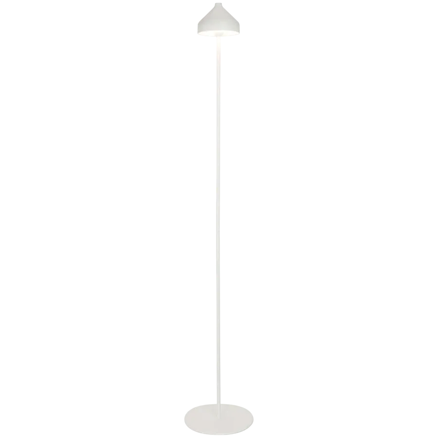 ZAFFERANO AMELIE FLOOR LAMP 200x1200mm. PAINTED MATT WHITE 3.0W LED 95-130lm. — Εικών №1