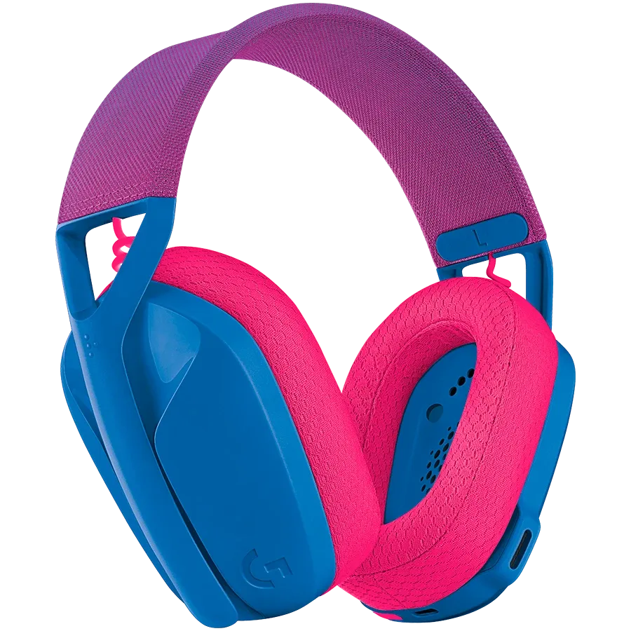 Ασύρματο Ακουστικό LOGITECH G435 Lightspeed με μικρόφωνο, Blue/Raspberry — Εικών №3