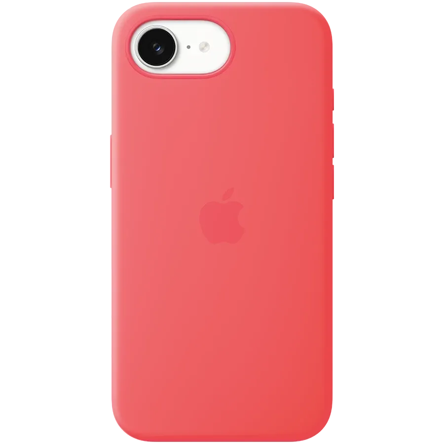 APPLE Silicone Case with MagSafe, Bright Guava for iPhone 17e — Image №1