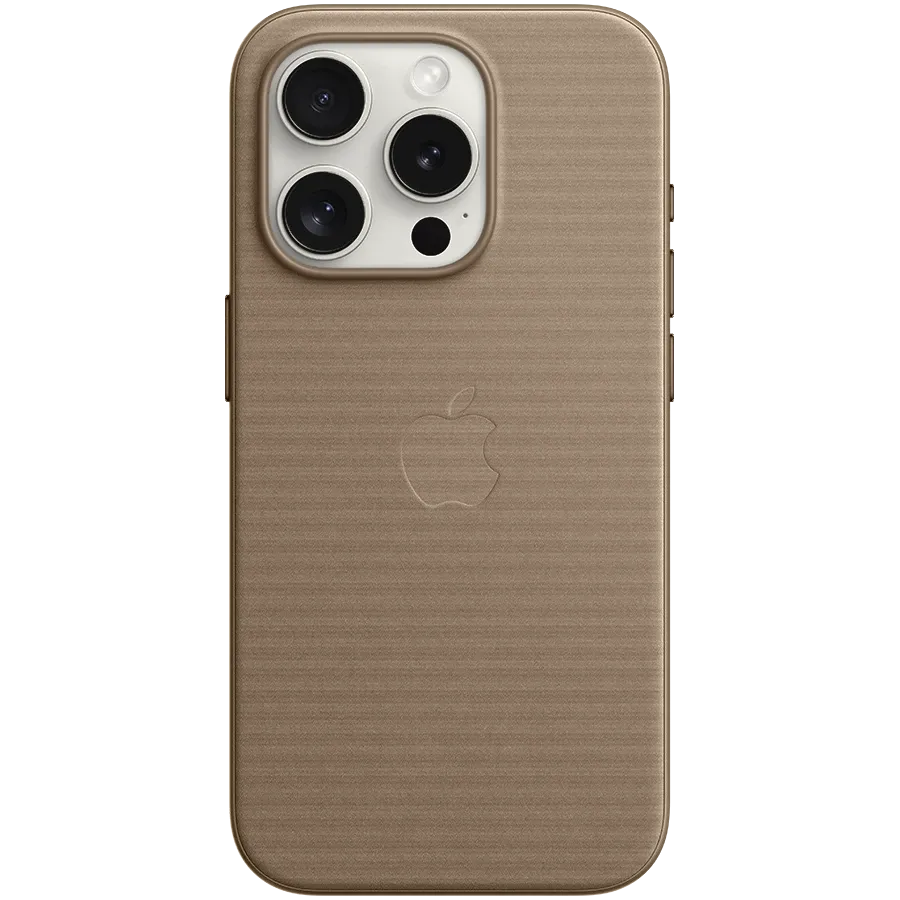APPLE Чехол FineWoven Case с MagSafe, Taupe для iPhone 15 Pro — Изображение №1
