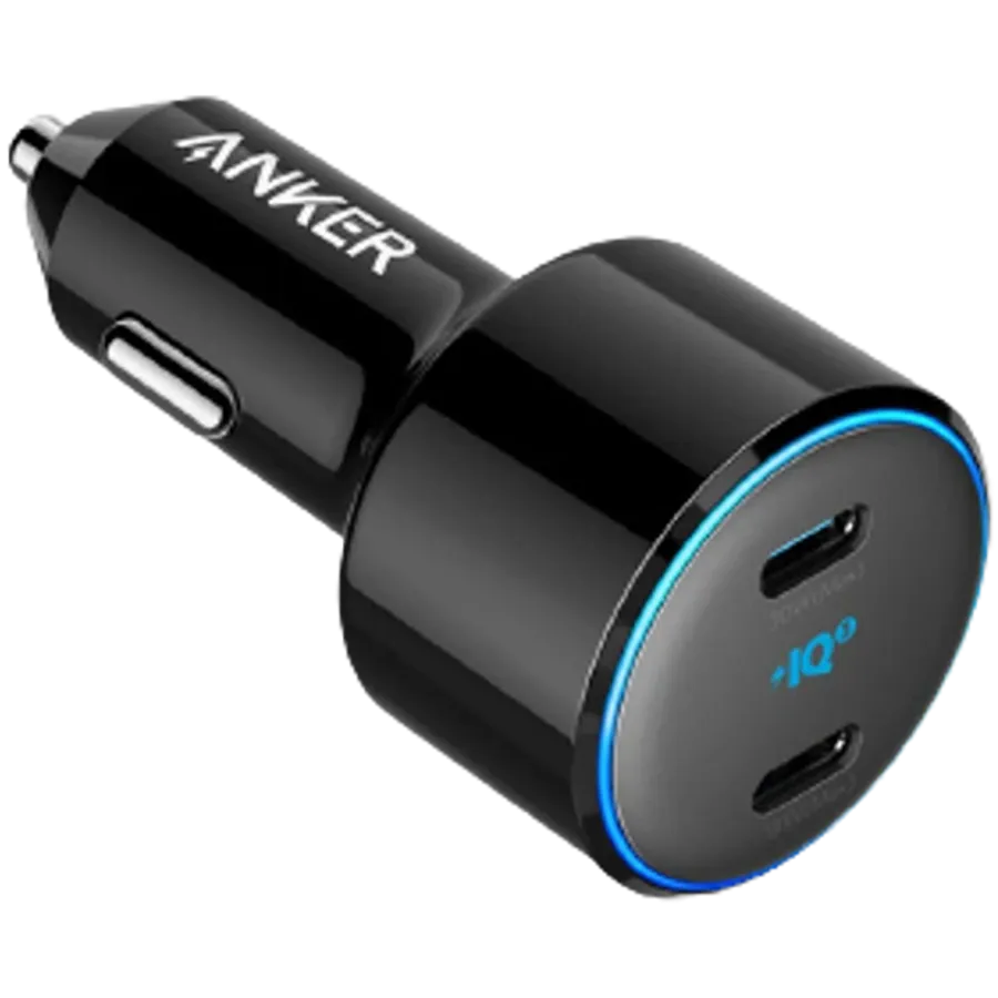 ANKER Car Adapter 2*USB-C, 48 W, Black — Изображение №1