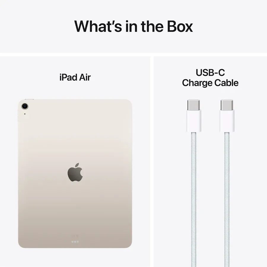iPad Air 13 M3, 1 TB Wi-Fi 2025, Starlight — Image №9