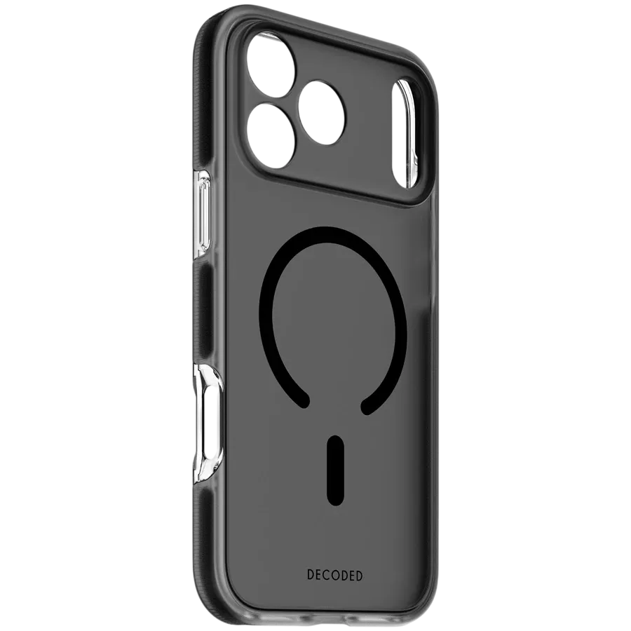 DECODED Защитный чехол Clear Case with MagSafe, Frost Black для iPhone 17 Pro Max — Изображение №2