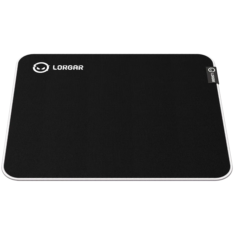 LORGAR Gaming mouse pad 360x300mm, Black/Purple — Image №4