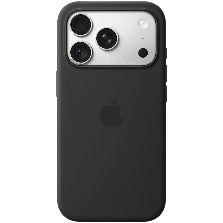APPLE Silicone Case with MagSafe, Black for iPhone 18 Pro — Image №1