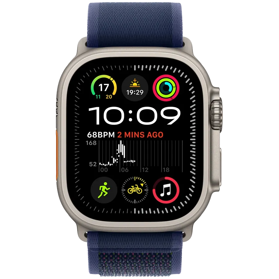 Apple Watch Ultra 2 2024, 49мм, Natural Titanium, Blue Trail Loop, S/M — image №2