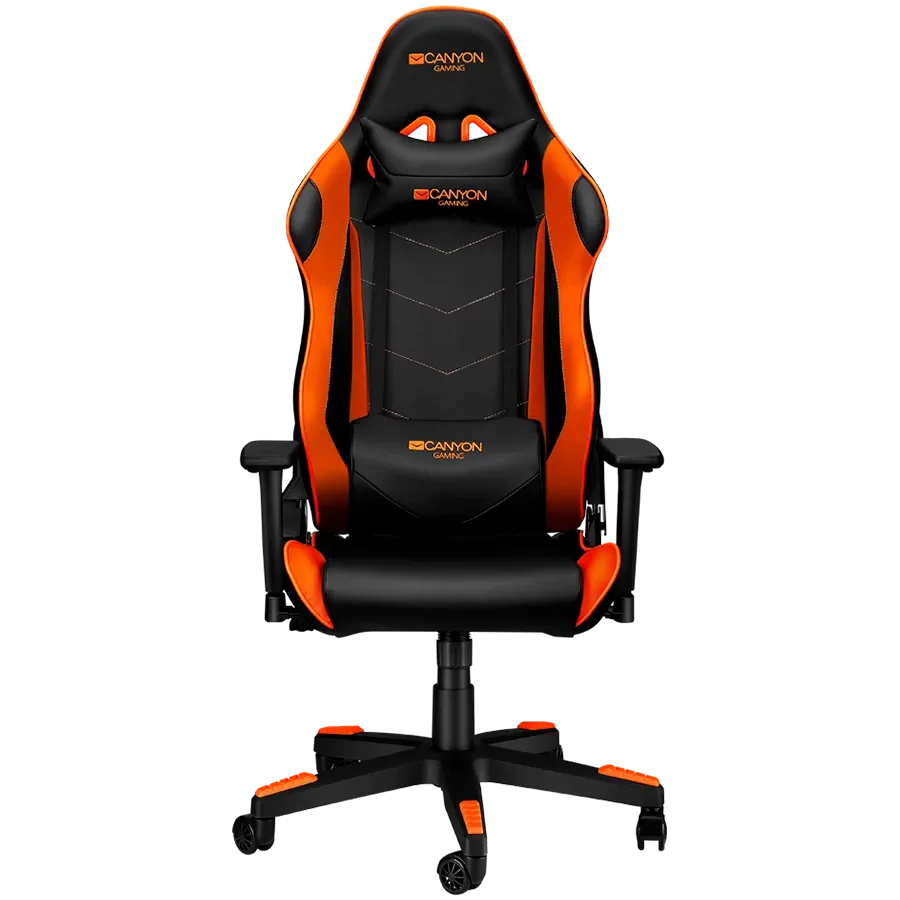 CANYON Deimos GС-4 Игровое кресло, Чёрный/Оранжевый — Изображение №1