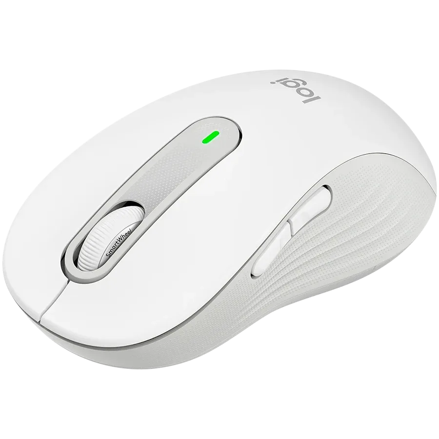 LOGITECH M650 Mouse, Wireless, White — Image №3
