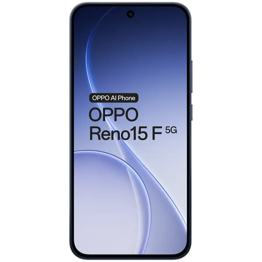 OPPO Reno15 F 5G 256 GB, Dark Blue — Image №2 OPPO Reno15 F 5G 256 GB, Dark Blue — Image №2