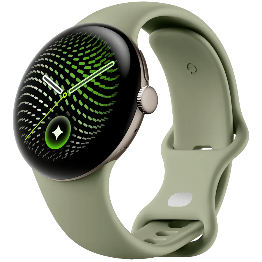 GOOGLE Pixel Watch 5 Smart Watch, 45mm, LTE, Green — Image №1 GOOGLE Pixel Watch 5 Smart Watch, 45mm, LTE, Green — Image №1