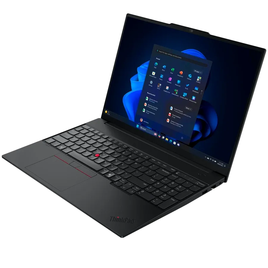 Ноутбук LENOVO ThinkPad E16 Gen 3 16" (2560x1600 120Гц), Core Ultra 5 Processor 228V, 32 ГБ, Arc 130V, Чёрный, 512 ГБ — Изображение №3