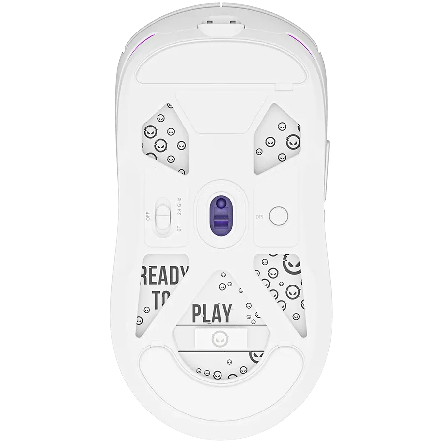 LORGAR MSA10W Ποντίκι παιχνιδιού, Ασύρματο, Λευκό — Εικών №7