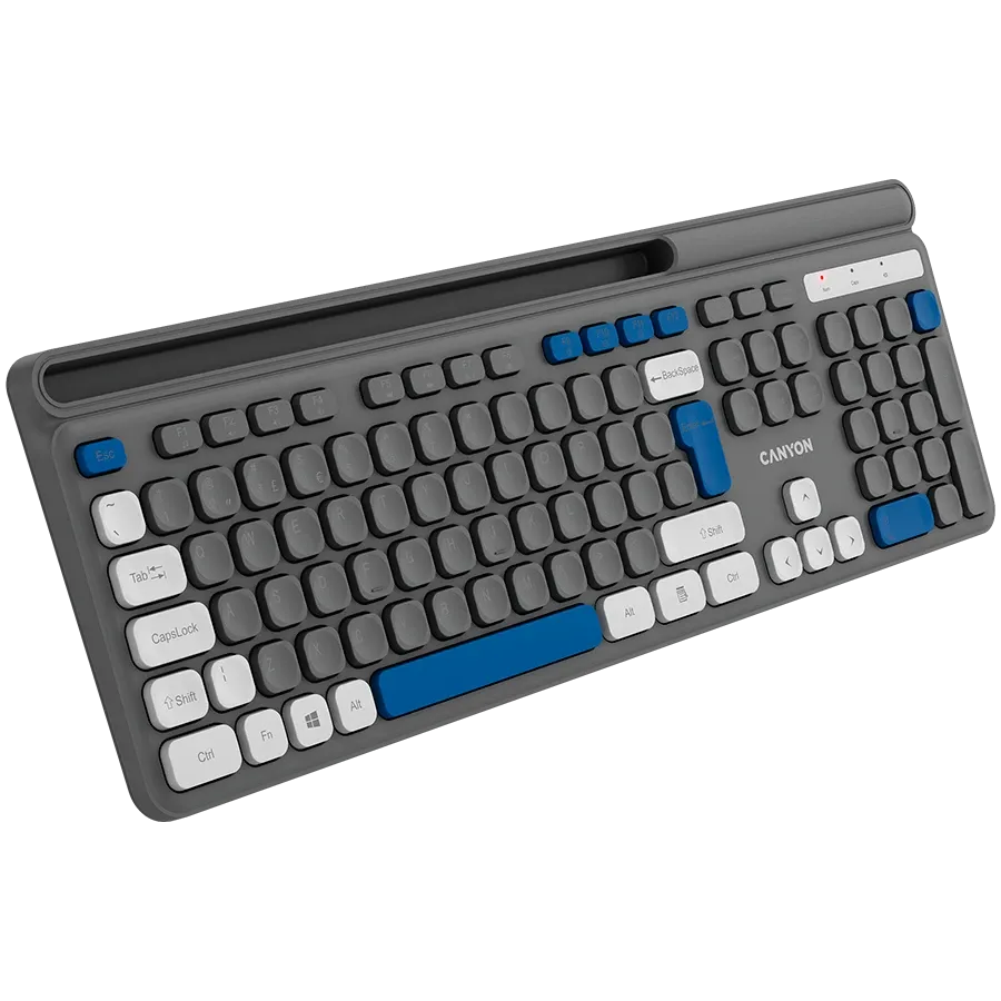 CANYON HKB-W03 Клавиатура Беспроводная, Серый — Изображение №4