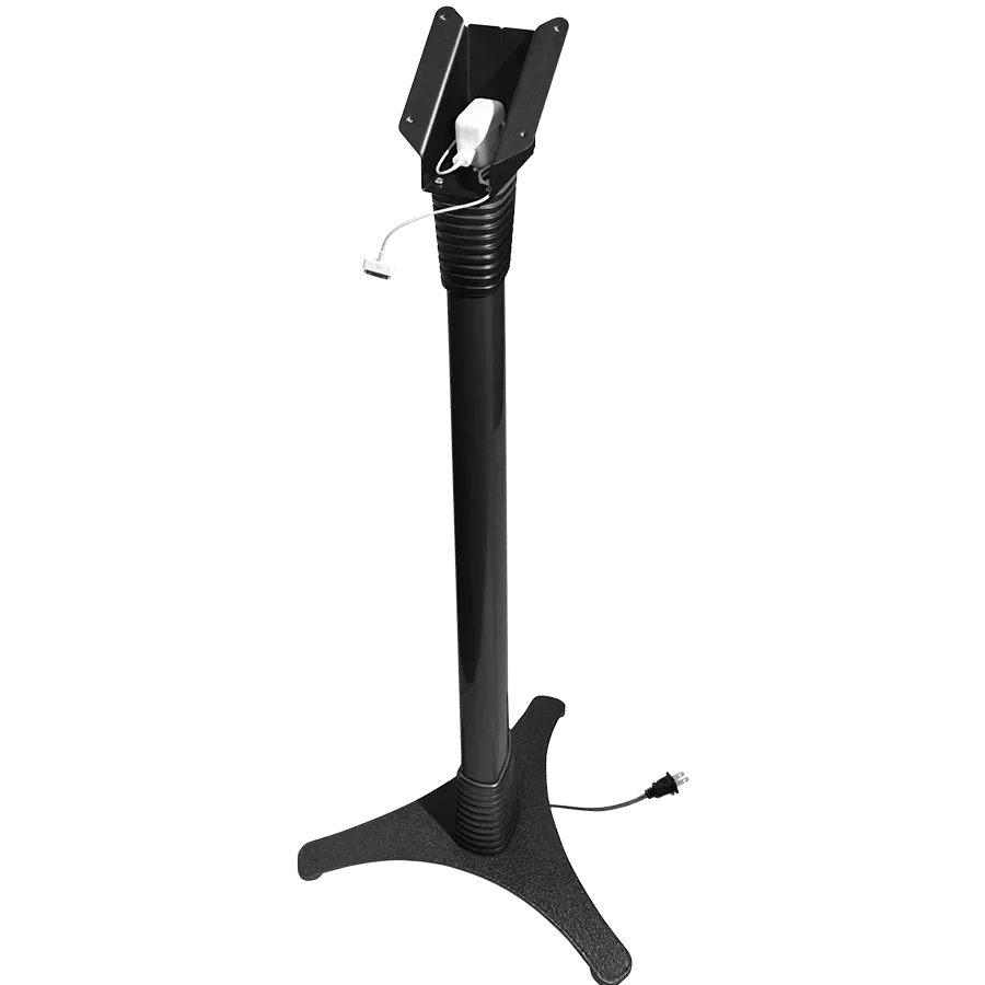 COMPULOCKS Βάση δαπέδου ρυθμιζόμενου ύψους, Μαύρος — Εικών №1