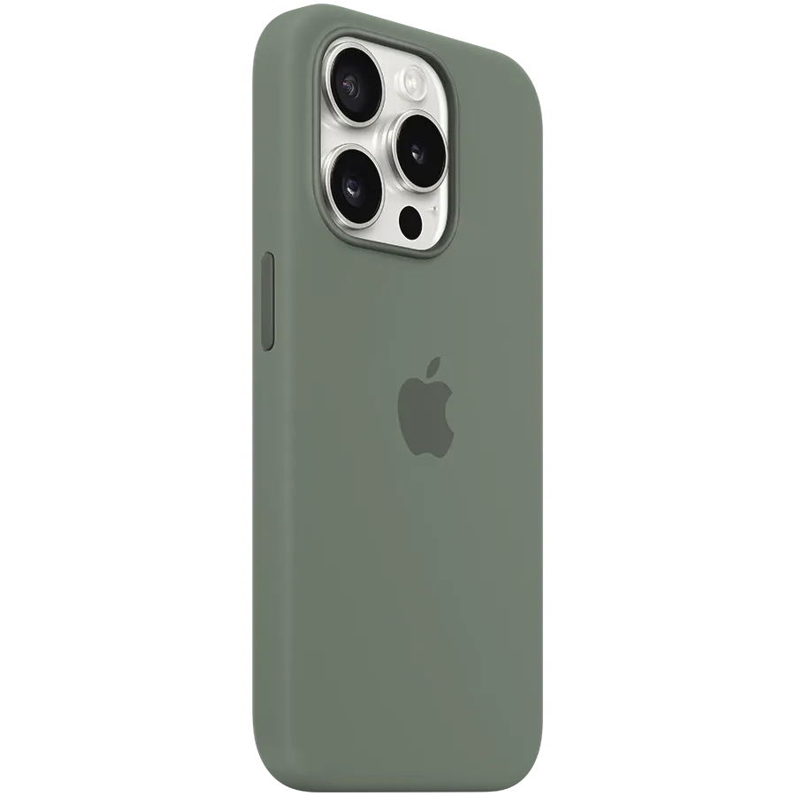 APPLE Θήκη Silicone Case with MagSafe με MagSafe, Cypress for iPhone 15 Pro — Εικών №2