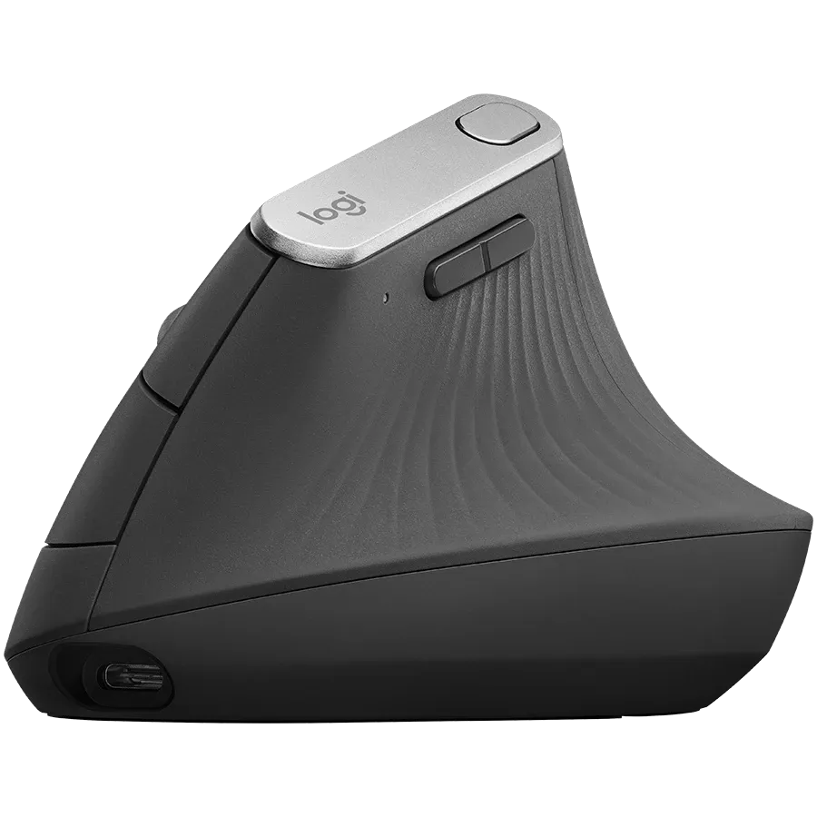 LOGITECH MX Vertical Устройства ввода - Мышь, Bluetooth, Графит — Изображение №4