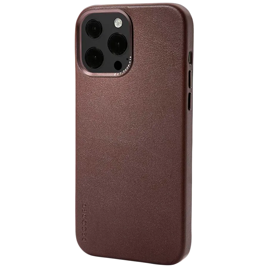 DECODED Case Leather Case with MagSafe, Brown for iPhone 13 Pro — Image №2