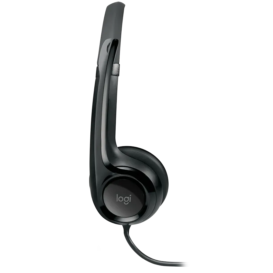 Ακουστικό LOGITECH H390 με μικρόφωνο, Μαύρο — Εικών №3