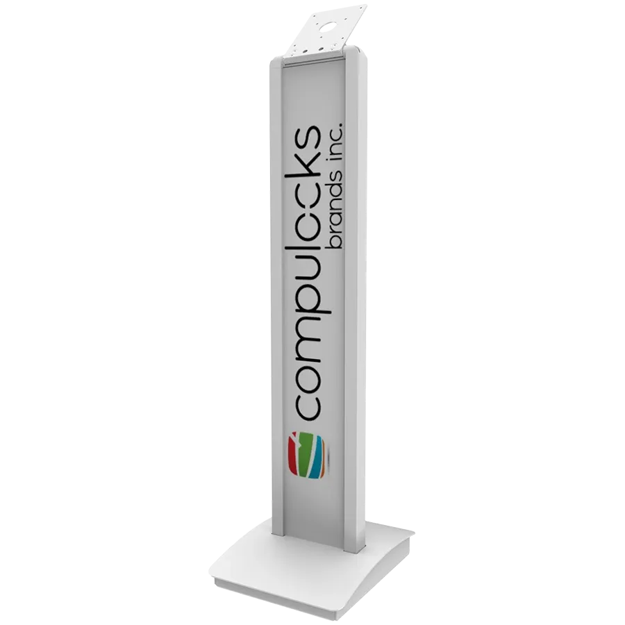 COMPULOCKS Βάση δαπέδου BrandMe, Λευκό — Εικών №1