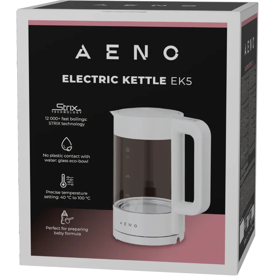 AENO Kettles (1.7 L), White — Image №9