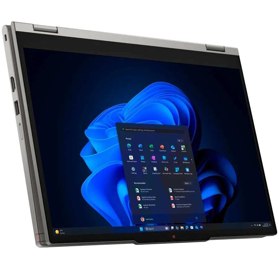 Ноутбук LENOVO ThinkPad L13 2-in-1 Gen 6 13.3" (1920x1200), Core Ultra 7  255U, 32 ГБ, Arc 140T, Серый, 1 ТБ — Изображение №2
