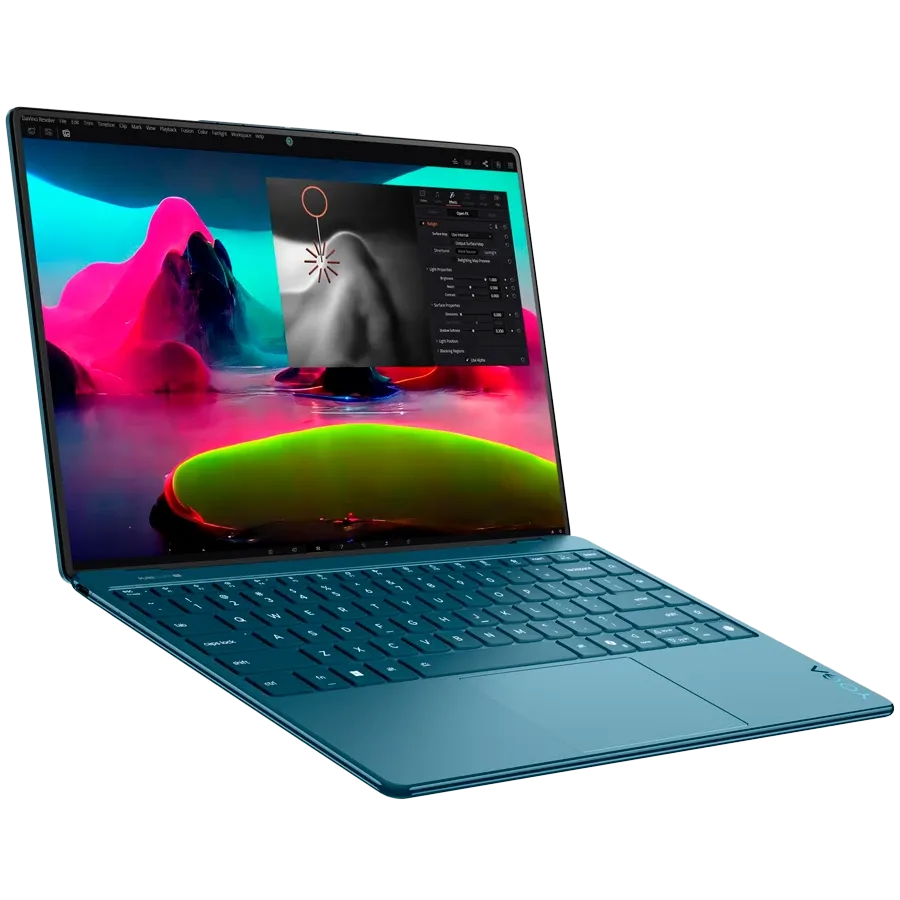 Φορητός LENOVO Yoga Slim 9 14" (3840x2400 120Hz), Core Ultra 7 Processor 258V, 32 γιγαμπάιτε, Arc 140V, Tidal Teal, 1 τεραμπάιτε — Εικών №2