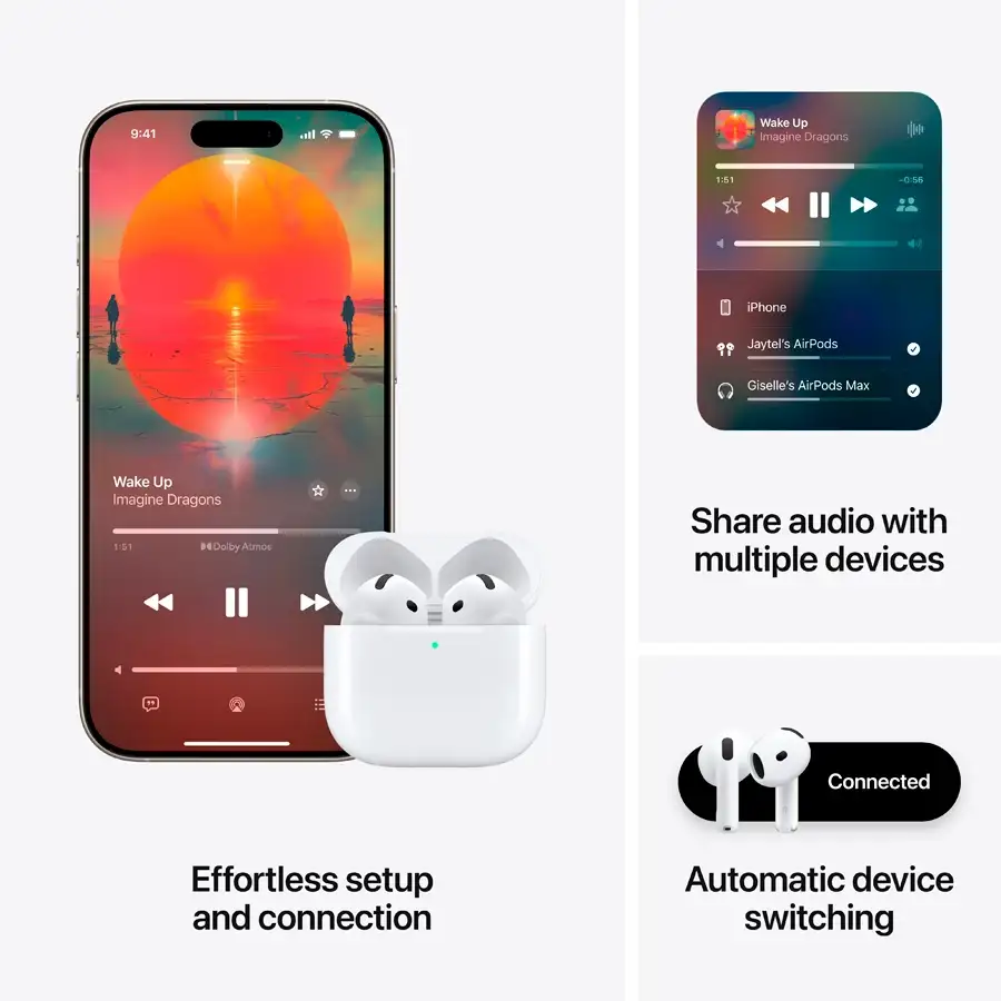 Apple AirPods (Gen 4), White — Image №8 Apple AirPods (Gen 4), White — Image №8