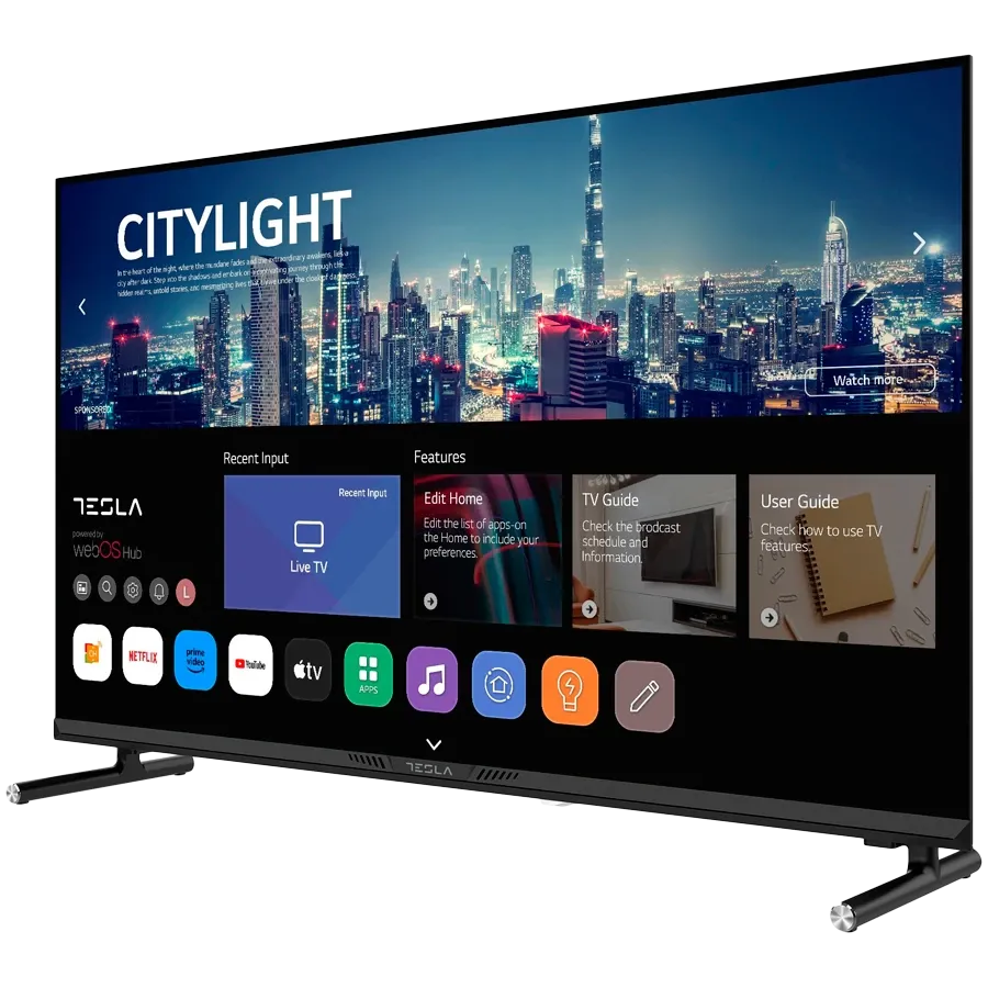 TESLA Смарт ТВ, LCD, 32.0", Чёрный — Изображение №3 TESLA Смарт ТВ, LCD, 32.0", Чёрный — Изображение №3