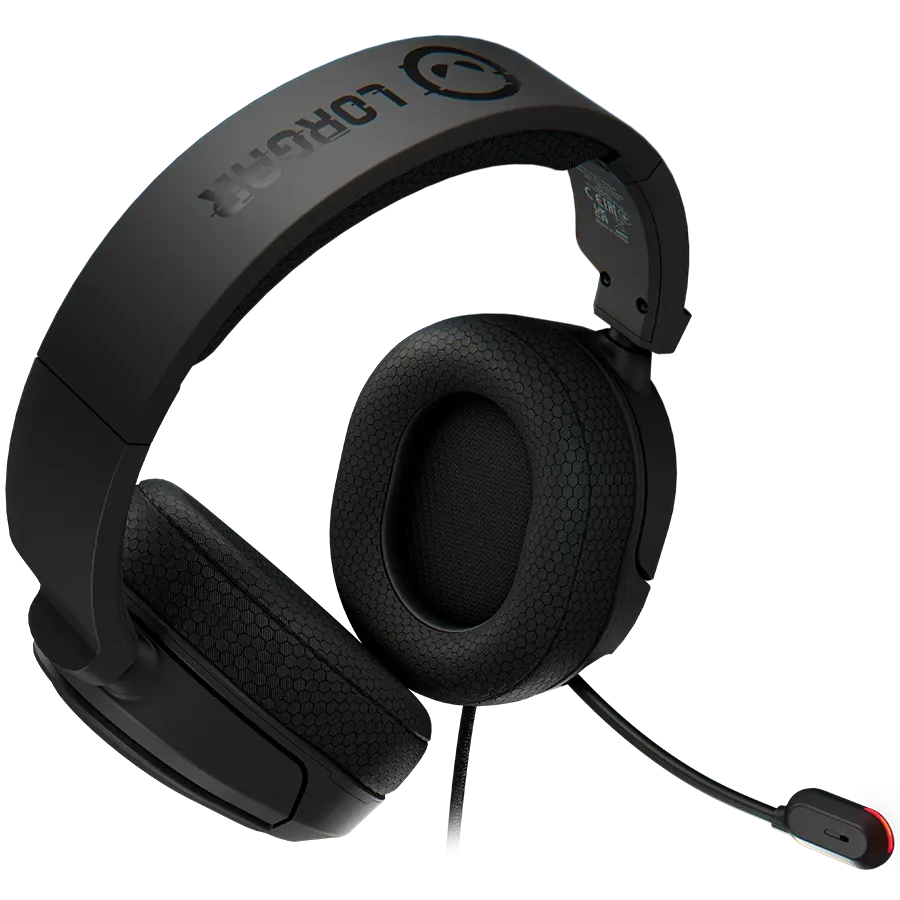 Gaming Headset LORGAR, Wired, with Microphone, Black — Image №4