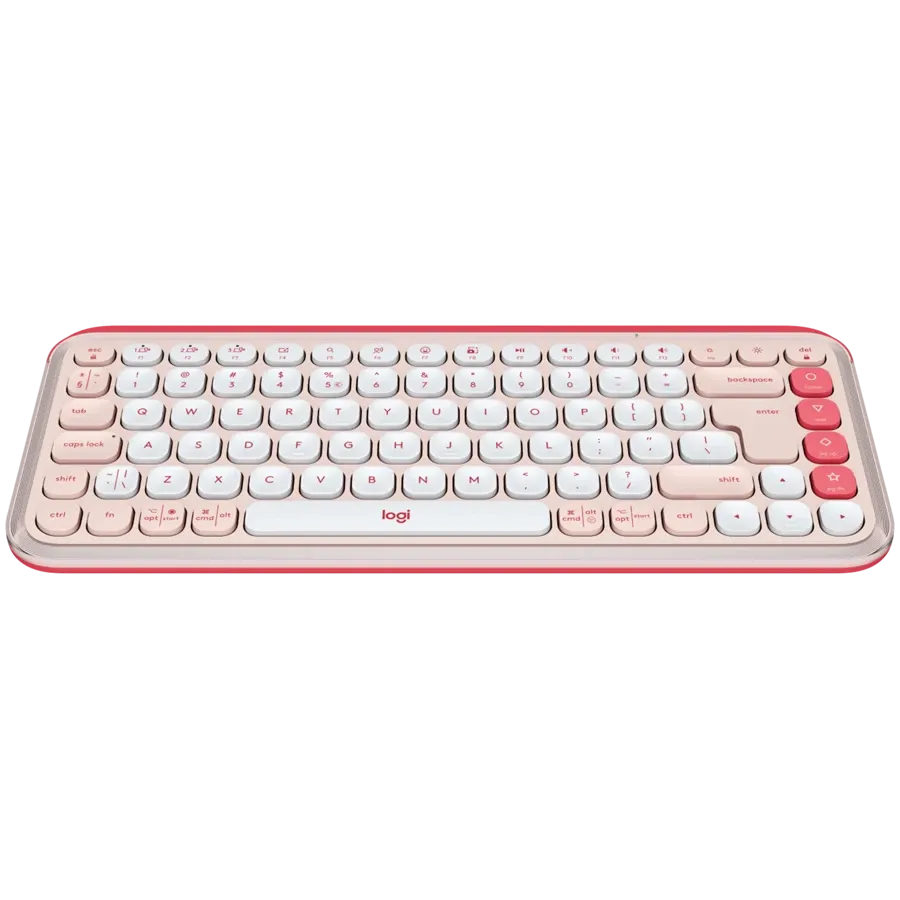 LOGITECH POP ICON KEYS Keyboard, Wireless, Rose, US EN — Image №2