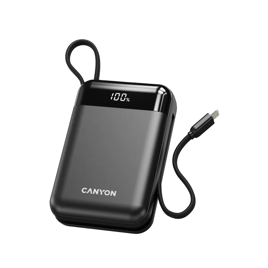 CANYON Power Bank, 20000 mAh, Black — Image №1