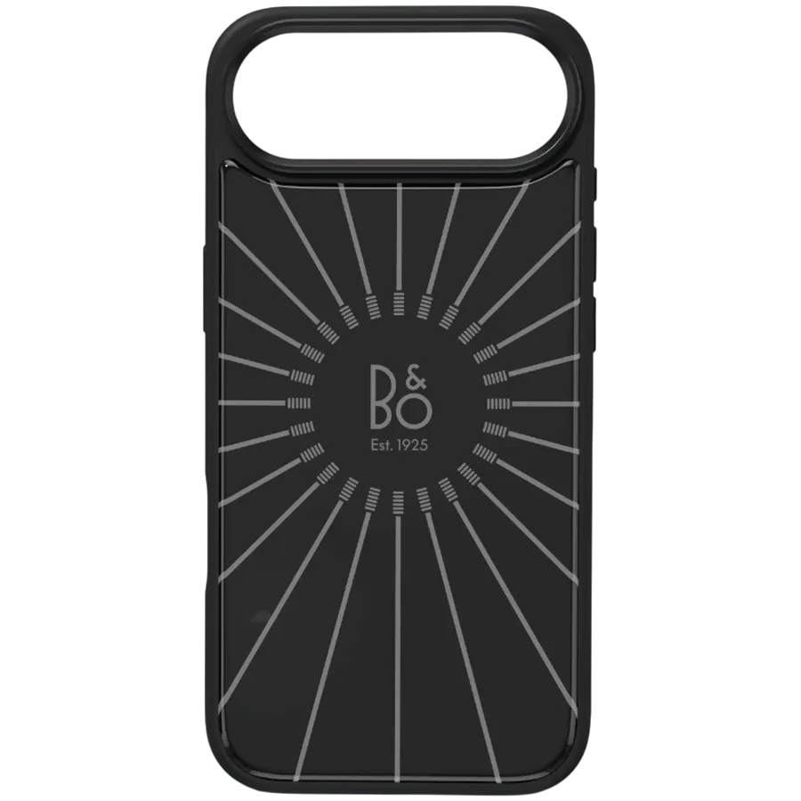 B&O BY ASBIS Θήκη Glass version με MagSafe, Μαύρος Ανθρακίτης for iPhone Air — Εικών №1