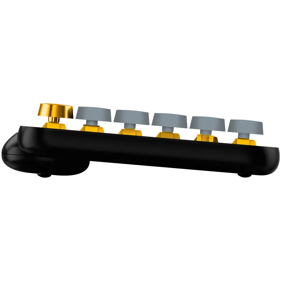 Клавиатура беспроводная LOGITECH POP Keys Wireless Mechanical Keyboard Blast Yellow (L920-010735) — Изображение №4