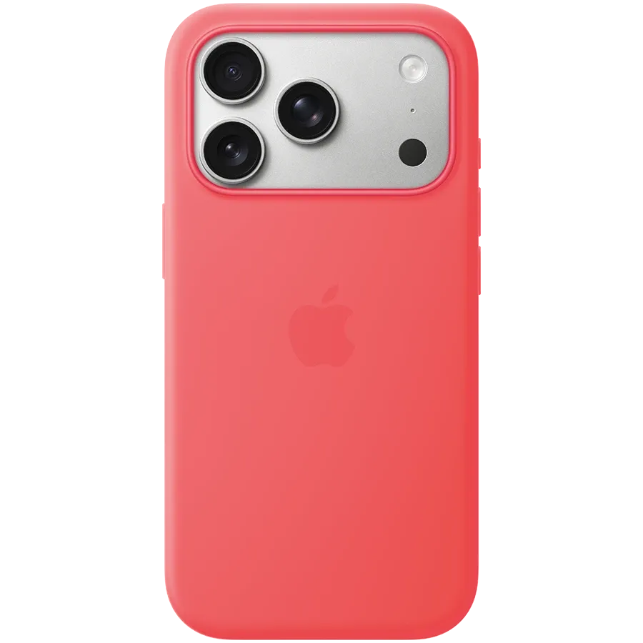 APPLE Silicone Case with MagSafe, Bright Guava for iPhone 17 Pro — Image №1