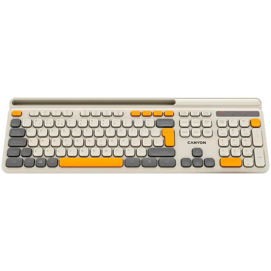 CANYON HKB-W03 Клавиатура Беспроводная, Бежевый — Изображение №2