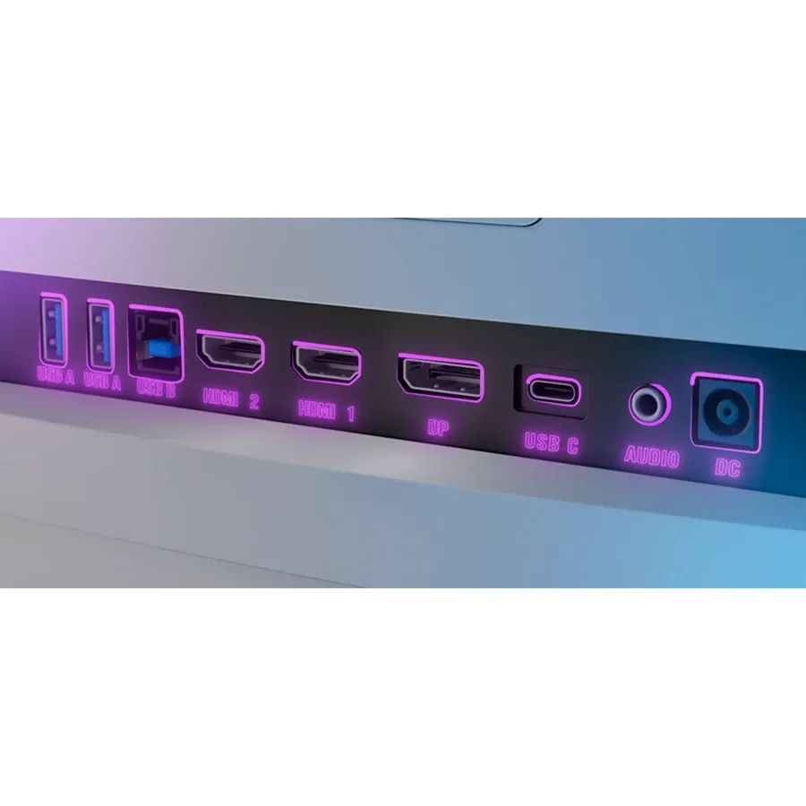 LORGAR LCD-монитор (27", 3840x2160, Fast IPS) Молочно-серый/черный — Изображение №10