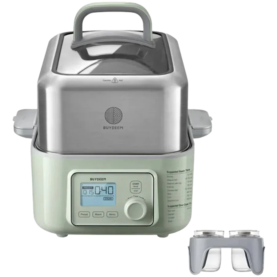 BUYDEEM Ατμιστήρας τροφίμων,  Cozy Greenish — Εικών №2