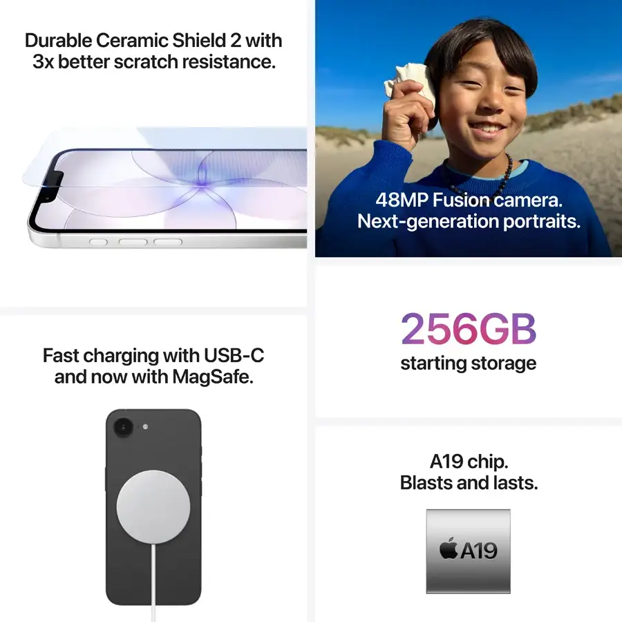 Apple iPhone 17e, 512 GB, White — Image №5