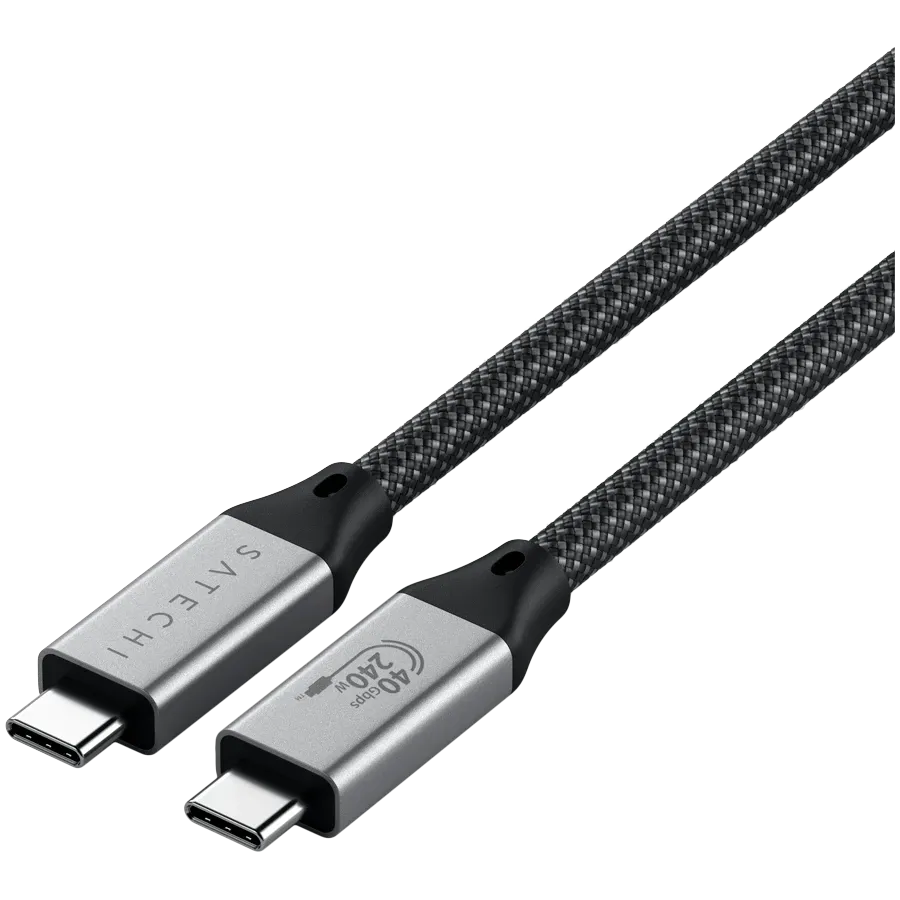 SATECHI Кабель USB-C, 1.2 м, Space Gray — Изображение №2