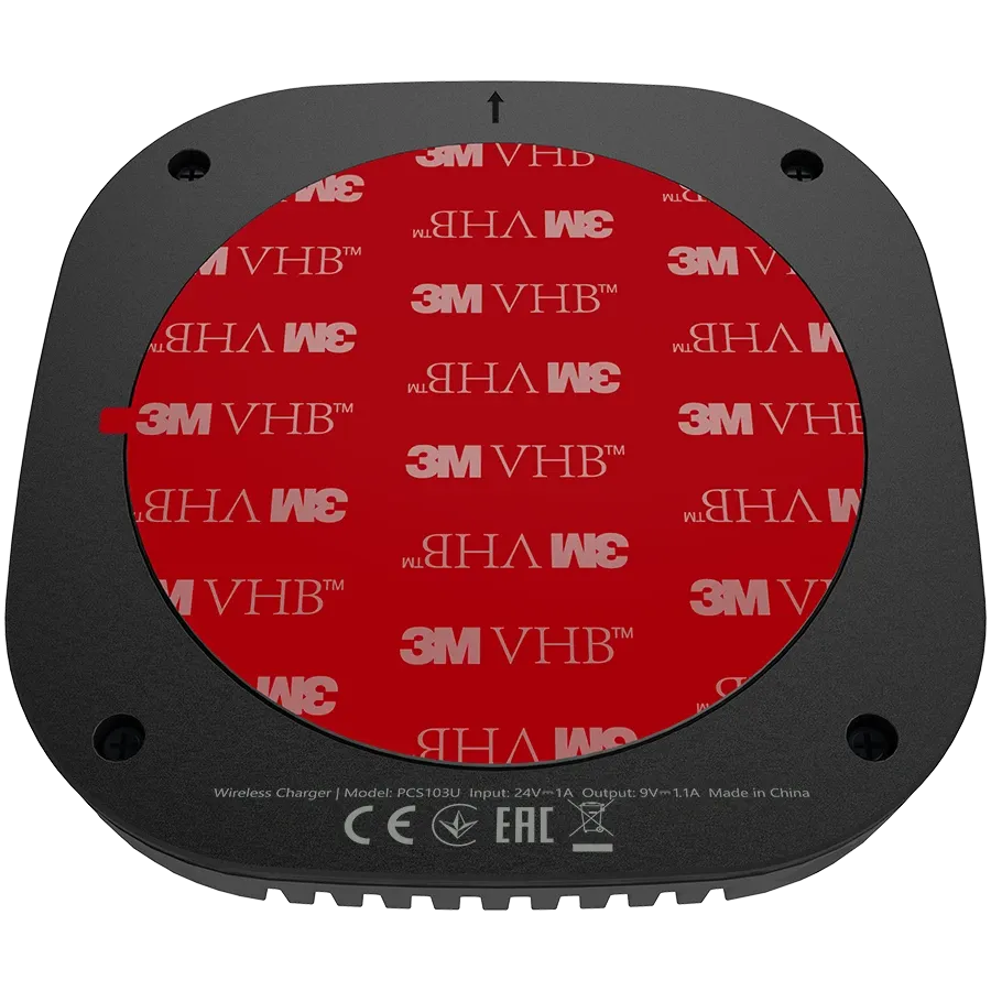 PRESTIGIO ReVolt A3 Wireless Charger, 10 W, Black — Изображение №5