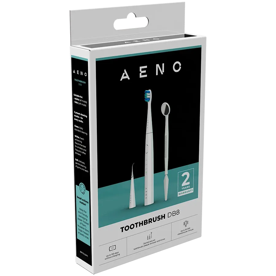 AENO DB8 Toothbrushes, Sonic, White — Image №4 AENO DB8 Toothbrushes, Sonic, White — Image №4