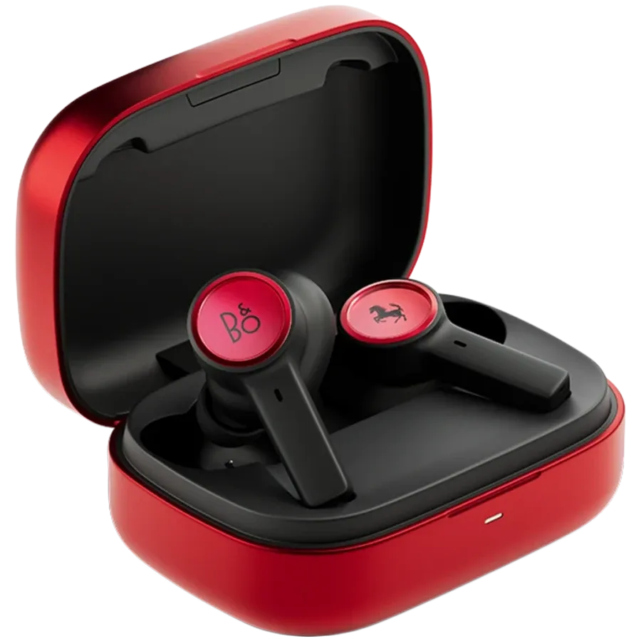 Беспроводные наушники BANG & OLUFSEN Beoplay EX, Ferrari Red/Black Edt — Изображение №4