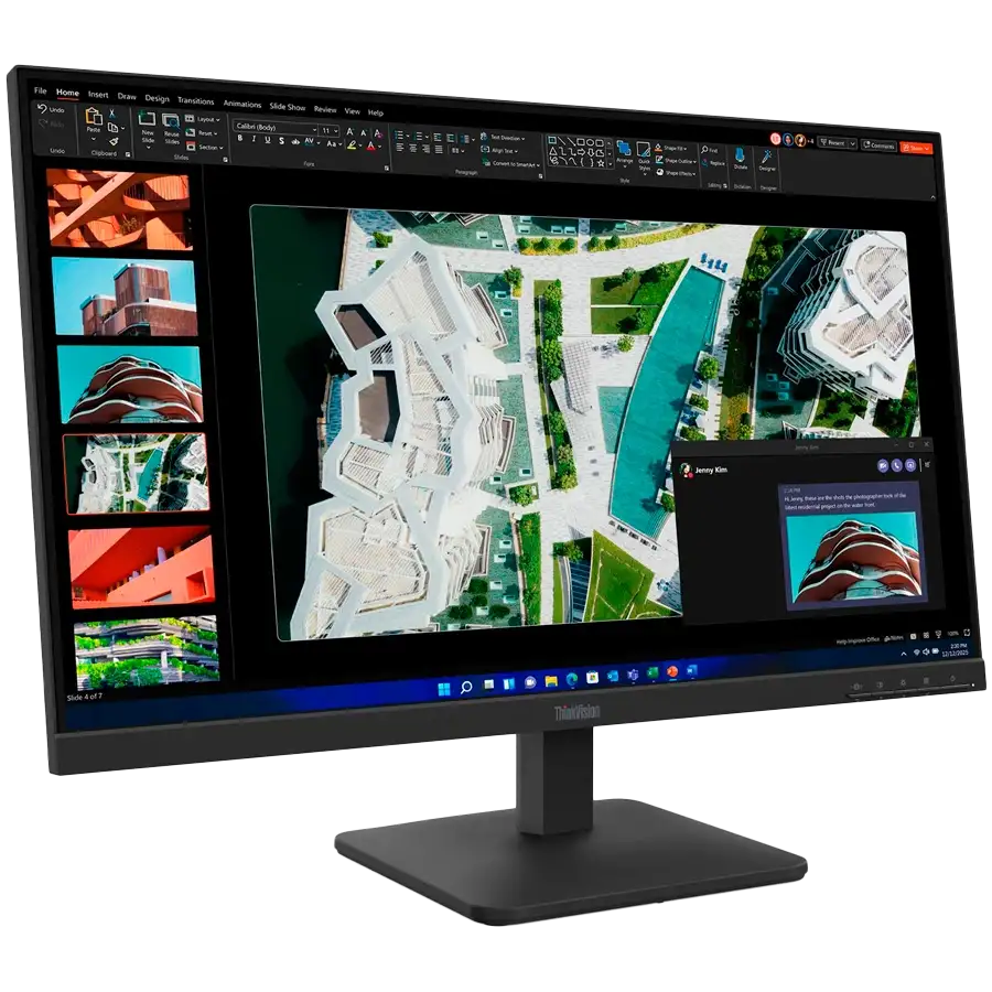 LENOVO Monitor LED (27", 1920x1080, IPS) Μαύρος — Εικών №2