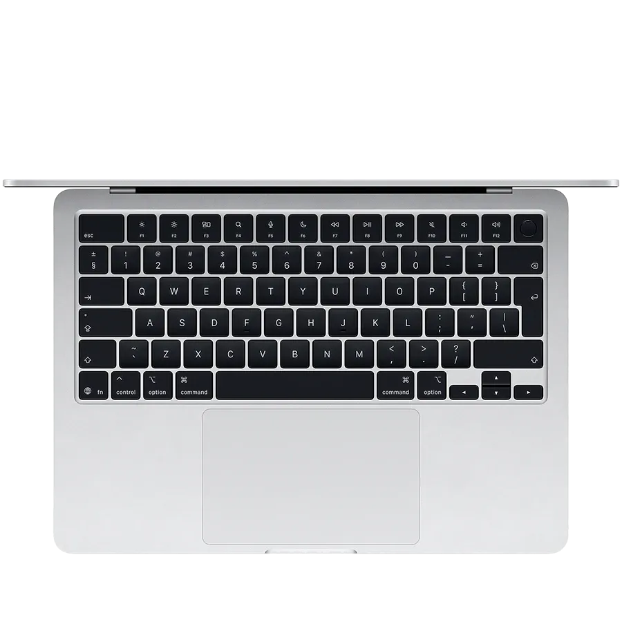 Apple MacBook Air 13.6" Apple M4 (10C CPU/10C GPU), 24 γιγαμπάιτε, 512 γιγαμπάιτε, Ασημί, 2025 — Εικών №2 Apple MacBook Air 13.6" Apple M4 (10C CPU/10C GPU), 24 γιγαμπάιτε, 512 γιγαμπάιτε, Ασημί, 2025 — Εικών №2