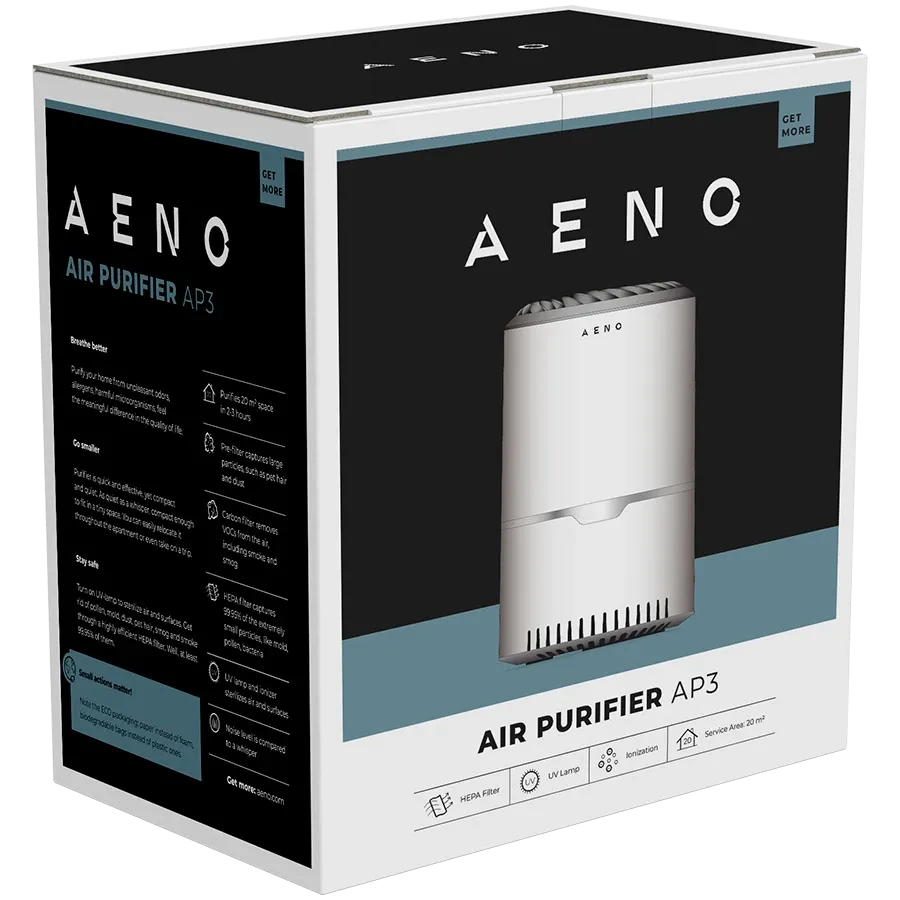 Очиститель воздуха AENO AP3, матовый белый — Изображение №5